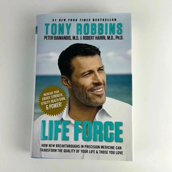 Tony Robbin’s LIFE FORCE BOOK EUC BREAKTHROUGHS IN MEDICINE - Picture 1 of 3
